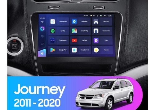 Radio Dodge Journey 2010-22 4+46g Ips Carplay Android Auto Foto 5