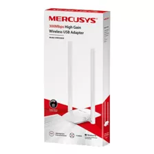 Placa De Red Mercusys Adaptador Usb 300mbps Mw300uh Pc Wifi 