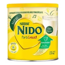 Leche De Fórmula En Polvo Nestlé Nido Forticrece En Lata De 1 De 2.52kg A Partir De Los 6 Años