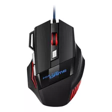 Mouse Gamer Para Jogo Dpi Óptico Com Led Rgb Usb Ergonômico