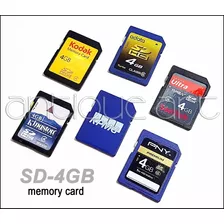 A64 Tarjeta Sd 4gb Card Memoria Sdhc Videocamara Foto Video