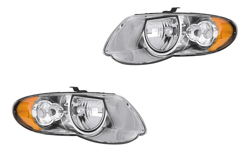 Par De Faros Depo Chrysler Town \u0026 Country 2005 2006 2007 Foto 5