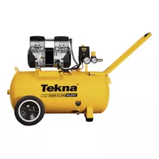 Compressor De Ar Elétrico Portátil Tekna Cpsh9050 50l 2.5hp 110v Amarelo