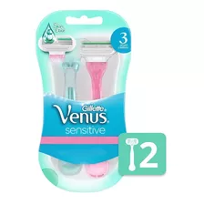 Gillette Venus Sensitive Maquinas Para Afeitar 2 Un