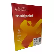Etiqueta 6183 Ink/las 50,8x101,6mm 100fls Maxprint
