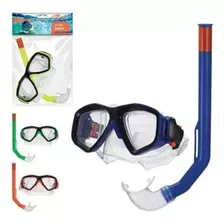 Kit Mascara Mergulho Snorkel Juvenil/adulto Respirador