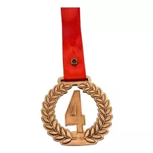 10 Medallas Deportivas Numero 1 -2-3-4 Y 5