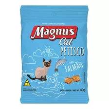 Petisco Magnus Cat Salmão Gato 40g Pastelzinho Nuggets Snack