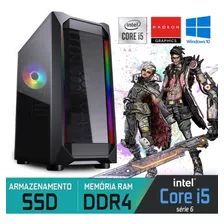 Pc Gamer Jugger Intel I5, Ram 16gb, Ssd 1tb, Radeon Rx550