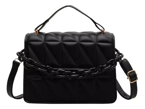 Mini Bag Cartera Bandolera Con Correa Importada Gruesa