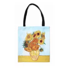 Bolsas Para Mujer De Hombro Gran Capacidad De Lona,van Gogh