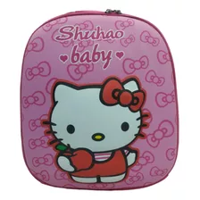 Mochila Lonchera Escolar Hello Kitty Preescolar Kinder Niña