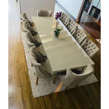 Mesa De Jantar Auto Brilho 2.70x1.00 Valor Somente Da Mesa