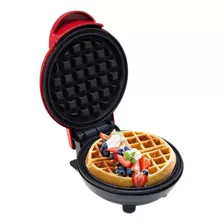 Waflera Eléctrica Yuelaifu 1 Electric Mini Waffle Maker Color Rojo 110v