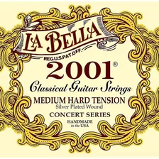 Juego De Cuerdas La Bella Guitarra Clasica Nylon 2001mh