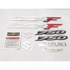 Kit Jogo Faixa Adesivo Para Suzuki Gsxf 750 20198