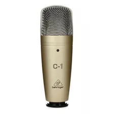 Micrófono Behringer C-1 Condensador Cardioide Color Dorado