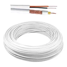 Cabo Coaxial Bipolar 80% De Malha Flexível Condutti 100mt