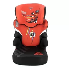 Autoasiento Disney Befix Cars Color Rojo Con Negro