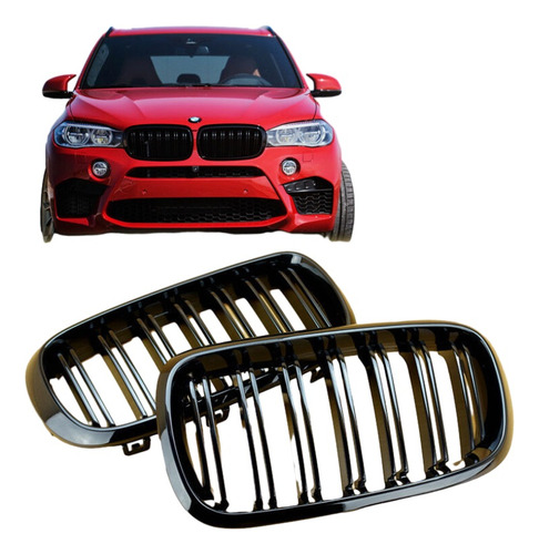 Rejilla Simple De Doble Lnea Para Bmw F15 X5 2014-2017 Foto 6