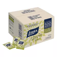 Adoçante Em Pó Stevia Linea Caixa 300g 500 Unidades