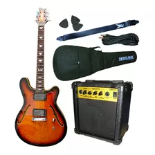 Combo Guitarra Electrica Crimson Santana Seg262 Tsb Garantia