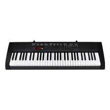 Teclado Musical Queens Max 61 Teclas 12 Display Led Cor Preto 110v/220v