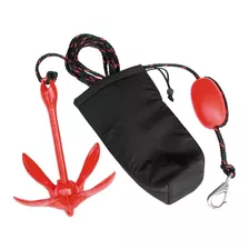 Ancla Maniobra Fondeo Kayak Moto De Agua Completa 1.5 Kg Color Roja