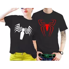 Dúo Playeras Spiderman Todas Las Tallas