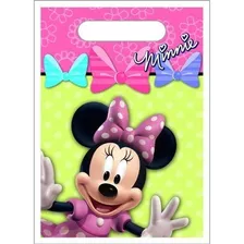 Minnie Mouse Bows Treat Sack - 8 / Paquet