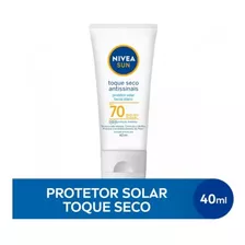 Protetor Solar Facial Antissinais Nivea Sun Toque Seco Fps70