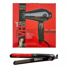 Secador Valeries Hair 2300w 220v + Prancha Titanium Bivolt