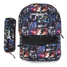 Kit Mochila Escolar E Estojo - Wolverine X Men Marvel