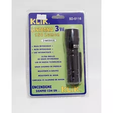 Linterna Klik 150 Lumen 3 W Sd-5116 Camping Carpa Led 3 Mods