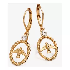 Yanbal Aretes Espíritu Santo Baño Oro 24k Original Sellado 