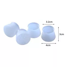 Protetor Para Pés De Cadeira E Mesa Em Silicone 12 Peças