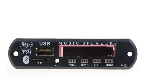Modulo Mp3, Bluetooth, Fm, Sd, Usb, Aux.
