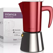 Bonvivo Intenca - Cafetera Espresso Para Estufa, Lujosa Cafe