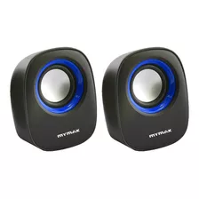 Caixa De Som Mymax 2.0 Usb 6w Rms Azul Spk-sp205 Bl