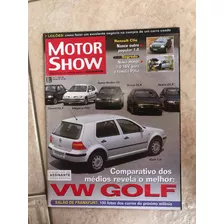 Revista Motor Show 200 Vw Golf Courier Clio 1.0 Escort R034