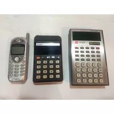 Calculadora Antigua Sharp Casio Celular Motorola Pquete 