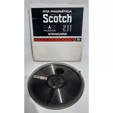 Antiga Fita De Gravador Rolo Scotch 3m 211 Anos 70/80 P5