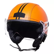 Capacete Kraft Plus Revestido Laranja