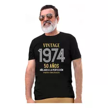Playera Añejado A La Perfeccion Vintage 50 Años