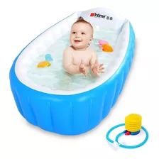 Tina De Baño Inflable + Bomba De Aire Para Bebes Intime