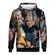 Billie Eilish Moletom Capuz Trap Rap Lovely Khalid Pop Sp