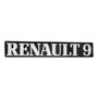 Emblema Letrero Renault 9 Placa