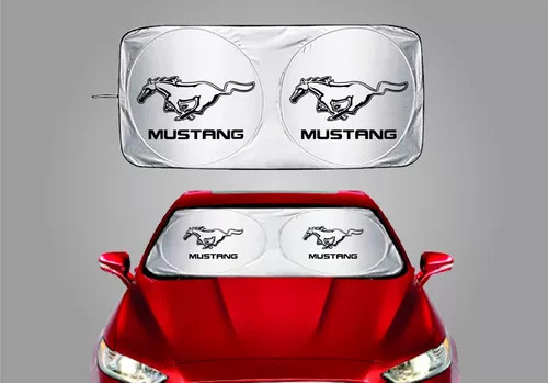 Sombra Parasol Cubresol Auto T3 Ford Mustang 2016 Logo Foto 5