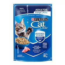 Cat Chow Gato Adulto Sabor Frango Sachê De 85g - Purina 