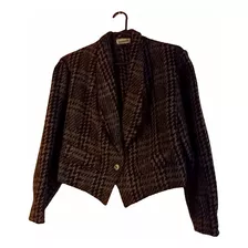 Blazer Paño Normandie Tweed Mujer Blazer Sacón ( C ) 